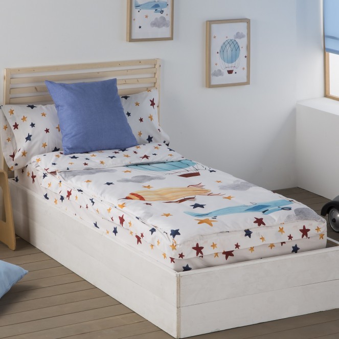 Saco nórdico infantil Aviones (ilustrando tus sueños)