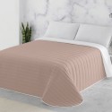 Colcha Bouti bicolor Topo/blanco NATURALS