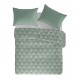 Funda nórdica  NAFNAF lino/algodón orgánico Bati verde