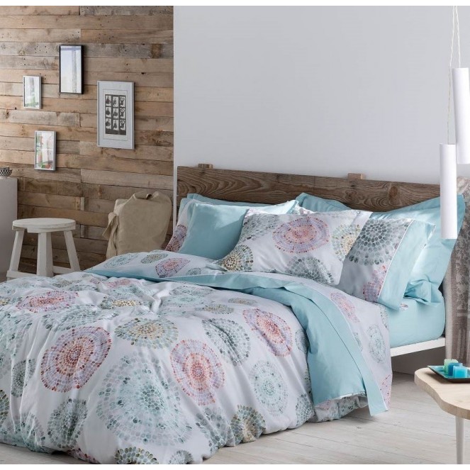 Funda Nórdica NafNaf Lundy Verde Agua