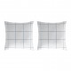 Fundas de almohada El Caballo 50x50(2) cm LEVIATAN B azul
