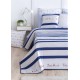 Colcha Little Marcel Sailor azul marino