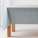 Mantel de tela (TEFLON) Vichy verde cesped