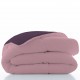 Edredon Bicolor ROSA/GRIS NATURALS