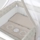 MINICUNA NAFNAF CUADRADA TRES CHIC BEIGE