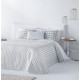 Colcha Bouti SLOAN GRIS reversible FUNDECO
