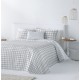 Colcha Bouti SLOAN GRIS reversible FUNDECO