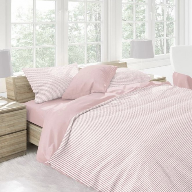 Funda Nórdica Lines rosa (Atenas)