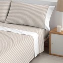 Juego sábanas algodón Bambú Jazz beige