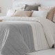 Colcha Jaquard Zia gris