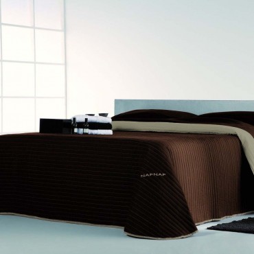 Colcha NAFNAF Casual liso Fucsia/reversible rosa