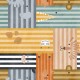 Edredón nórdico Animals Stripes NATURALS