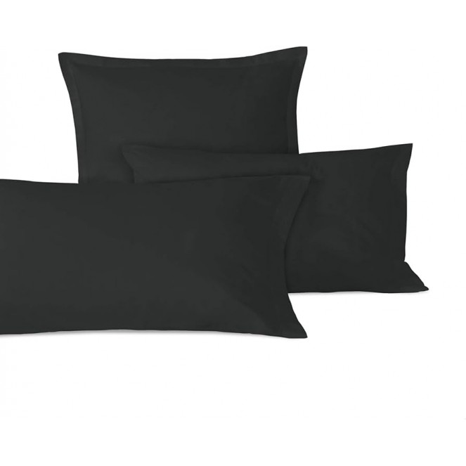 Funda almohada combinable 50% algodón/50 % poliester ABECE Casa NEGRO