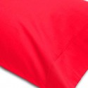 Funda almohada combinable 100% algodón ABECE Casa ROJO