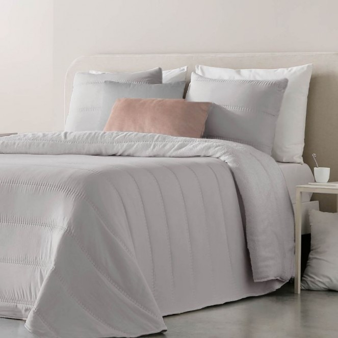 Edredón comforter Sherpa Hermes Gris Fundeco