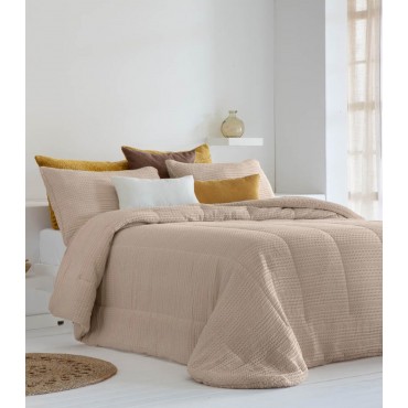 EDREDÓN COMFORTER SHERPA SALCE BEIGE