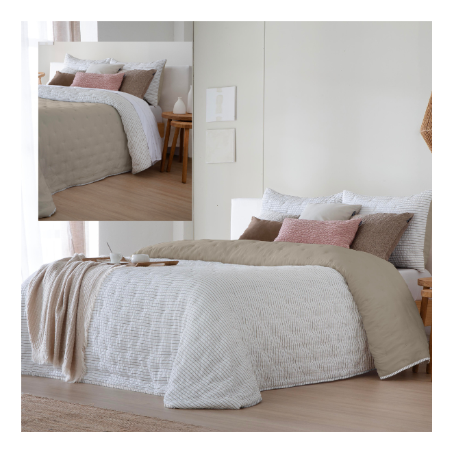 Colcha bouti reversible ROYAL FUNDECO