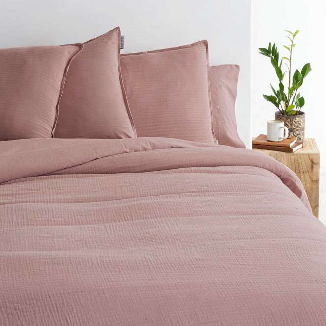 FUNDA NÓRDICA WAFFLE GASA DUERO NUDE SANDECO