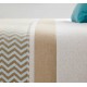 Edredon Jacquard Zoe beige (ALGODON BLANCO)