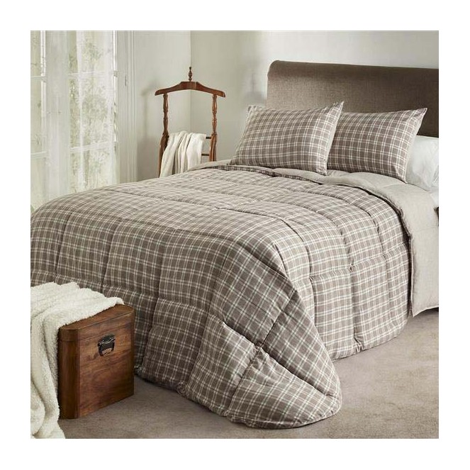 Edredón Nórdico Squares beige Atenas