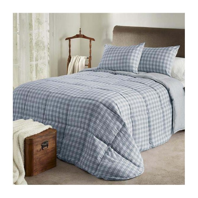 Edredón Nórdico Squares azul Atenas