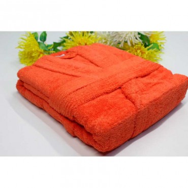 Albornoz adulto liso ABECE ZOE MANDARINA