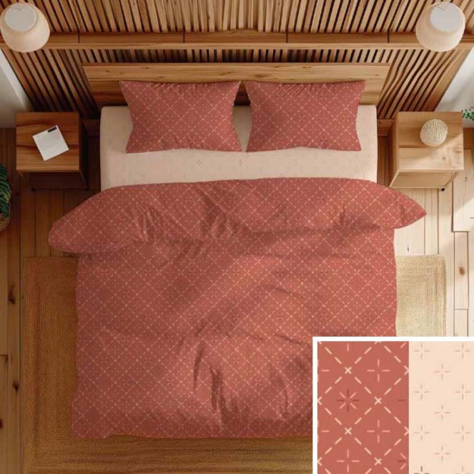 Funda nórdica reversible KINSLEY ABECE CASA