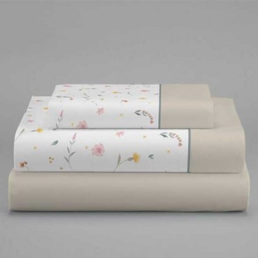 Juego de sábanas Leno multicolor