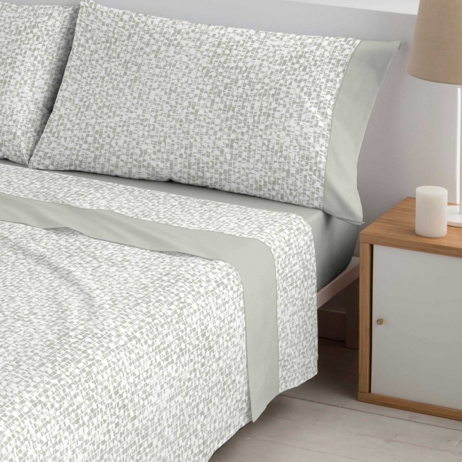 Juego sábanas algodón POLO POLO BRENDA VERDE