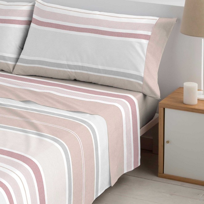 Juego sábanas algodón POLO POLO DARK BEIGE