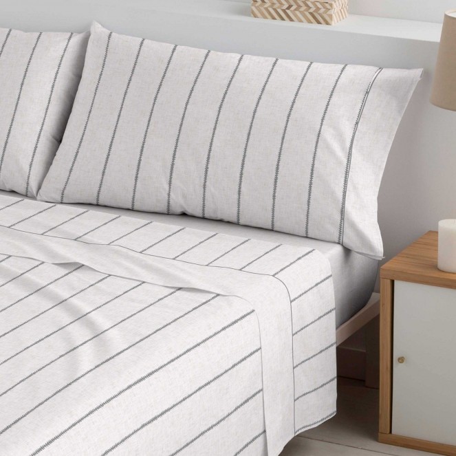 Juego sábanas algodón POLO POLO OZA GRIS