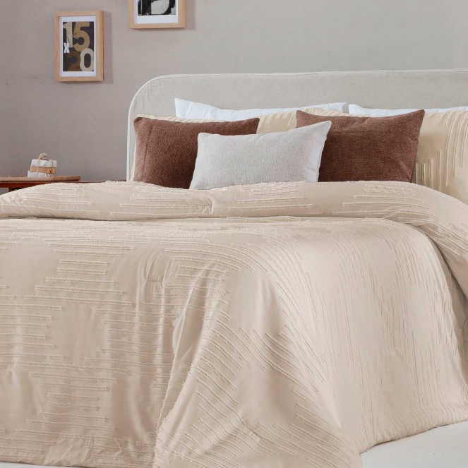 Colcha Bouti Charlise beige