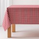 Mantel de tela (TEFLON) Vichy rojo