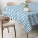 Mantel de tela (TEFLON) Vichy celeste