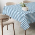 Mantel de tela (TEFLON) Vichy celeste