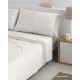 Juego sábanas algodón POLO POLO PETRA BEIGE 100 % ALGODON