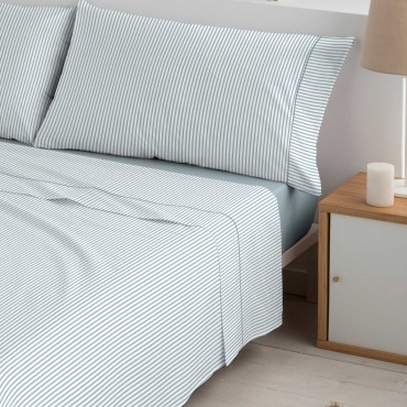 Juego sábanas algodón POLO POLO JACOB AZUL