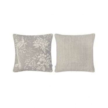 Fundas de cojín Naf Naf MANACOR NEGATIVO 50x50(2) gris