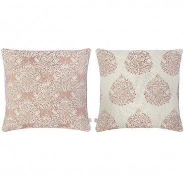 Fundas de cojín Naf Naf BLUE LEAF COORD 50x50(2) rosa