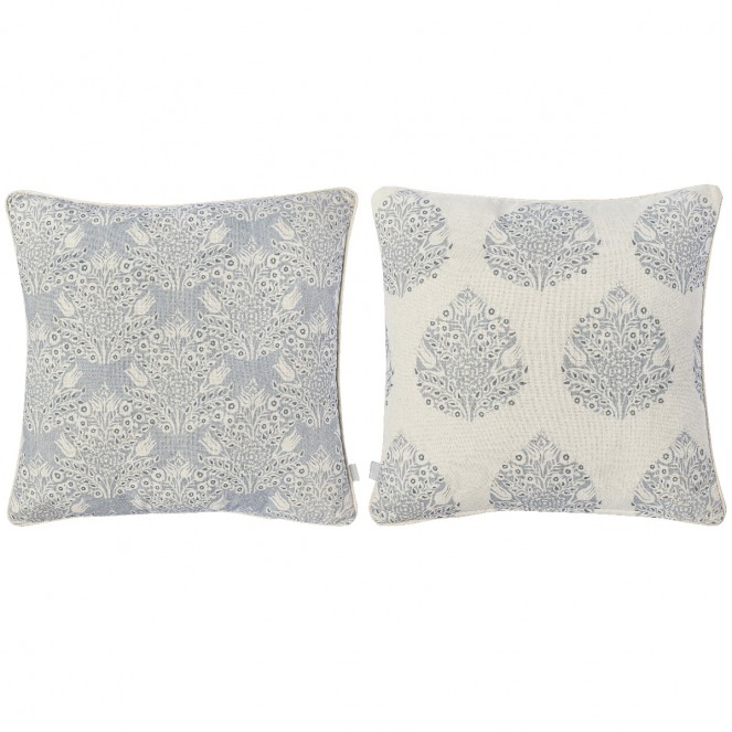 Fundas de cojín Naf Naf BLUE LEAF COORD 50x50(2) azul