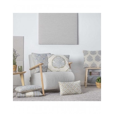 Fundas de cojín Naf Naf BLUE LEAF 50x50(2) azul