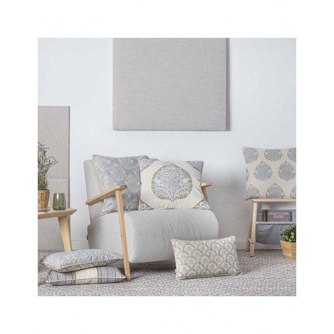 Fundas de cojín Naf Naf BLUE LEAF 50x50(2) azul