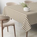Mantel Antimanchas Vichy taupe – Tela Impermeable