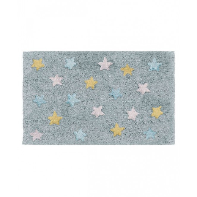 Alfombra NAFNAF Stars multicolor azul