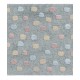 Alfombra NAFNAF Stars multicolor azul
